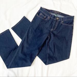 Lauren Ralph Lauren Jeans straight leg dark blue denim LRL size 4 Premium
